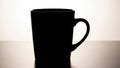 Highlights the shape and form of the mug emphasizing clean lines Royalty Free Stock Photo