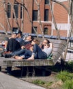 The Highline Park in New York City, People, Relaxing Summer