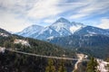 Highline 179 Pedestrian Suspension Bridge - Austria. Royalty Free Stock Photo