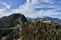 Highline179 suspension bridge in Reutte, Austria Royalty Free Stock Photo