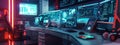 Highly automated work environment radiates an aura of streamlined sophistication.