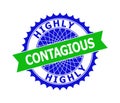 HIGHLY CONTAGIOUS Bicolor Clean Rosette Template for Stamps