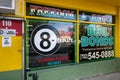 Colorful advertising for a Bail Bonds service, Las Vegas, Nevada. Royalty Free Stock Photo