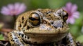 Intimate Close-Up of a Gopher Frog