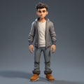 Highly Detailed Boy Animation Characters With Urban Edge