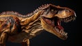 Highly Detailed 3d Rendering Of Tyrannosaurus Sculpture In Tokina At-x 11-16mm F2.8 Pro Dx Ii Style