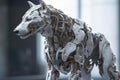 Highly Detailed 3D Wolf Robot in Cinematic Lighting on White Background - Blender Art