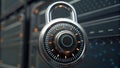Highly detailed futuristic combination lock dial design showcasing advanced security mechanisms