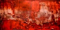 Highly Detailed Grunge Metal Background Texture With Red Paint Royalty Free Stock Photo