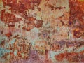 Abstract Mixture Metal texture.Highly Detailed Grunge Metal Background Texture.Rust Background.Spotty red rusty metal texture. Royalty Free Stock Photo