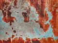 Abstract Mixture Metal texture.Highly Detailed Grunge Metal Background Texture.Rust Background.Spotty red rusty metal texture. Royalty Free Stock Photo