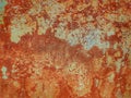 Abstract Metal Wall texture.Highly Detailed Grunge Metal Background Texture.Rust Background.Spotty red rusty metal texture. Royalty Free Stock Photo