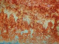 Abstract Metal Wall texture.Highly Detailed Grunge Metal Background Texture.Rust Background.Spotty red rusty metal texture. Royalty Free Stock Photo