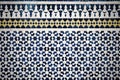 Moroccan vintage tile background