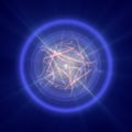 Highly magnetized rotating neutron star