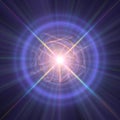 Highly magnetized rotating neutron star Royalty Free Stock Photo