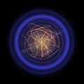 Highly magnetized rotating neutron star