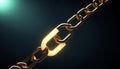glowing protected chain use as a copyright protected line,