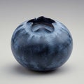 A highly realistic, AI-generated image of a single blueberry. The blueberry is perfectly Royalty Free Stock Photo