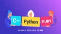 Highly skilled team of young programmers