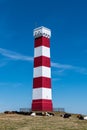 The daymark at Gribben Head in Cornwall