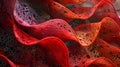 A highmagnification image of endothelial cells with a pebblelike appearance hugging the curves of a larger artery