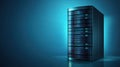 Highperformance servers stacked in a data center, powering robust network infrastructure and cloud computing solutions Royalty Free Stock Photo