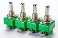 HighQuality Green Toggle Switches OnOff Buttons for Electrical Projects and Applications Professional Product