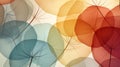 Highresolution cell illustrations with elegant design, soft hues, intricate patterns, and seamless textures in a flat style