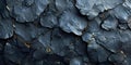 Highresolution 3D rendering of a luxurious black obsidian mineral rock background perfect for a Royalty Free Stock Photo