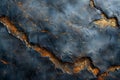 A highresolution texture of dark grey marble with golden veins, suitable for creating realistic stone surfaces in interior design