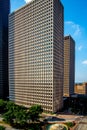 Highrise Buildings in downtown Houston Royalty Free Stock Photo