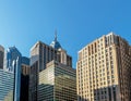 Highrise buildings in Philadelphia, Pennsylvania, downtown Royalty Free Stock Photo