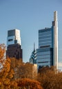 Highrise buildings in Philadelphia, Pennsylvania, downtown. Royalty Free Stock Photo