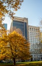 Highrise buildings in Philadelphia, Pennsylvania, downtown. Royalty Free Stock Photo