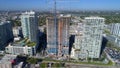 Highrise construction Miami FL Royalty Free Stock Photo