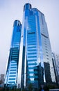 Highrise glass building Royalty Free Stock Photo