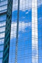 Highrise glass building with sky Royalty Free Stock Photo