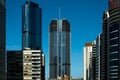 Highrise mirrored buildings in Brisbane