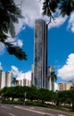 Highrise mirrored buildings in Brisbane