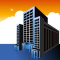 Highrise Office Building Royalty Free Stock Photo