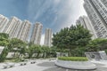 Highrise residential buildings in Hong Kong Royalty Free Stock Photo