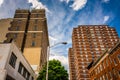 Highrises in Baltimore, Maryland.