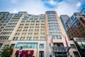 Highrises on Boylston Street, in Back Bay, Boston, Massachusetts