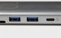 Hight performance USB3 type A and type C on docking station of new model premium notebook computer Royalty Free Stock Photo