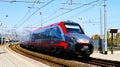 Hight-Speed Italian Train Frecciargento by Trenitalia, Italy