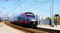 Hight-Speed Italian Train Frecciargento by Trenitalia, Italy