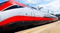 Hight-Speed Italian Train Frecciarossa by Trenitalia, Italy