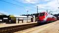 Hight-Speed Italian Train Frecciarossa by Trenitalia, Italy