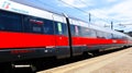 Hight-Speed Italian Train Frecciarossa by Trenitalia, Italy